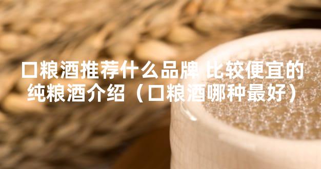 口粮酒推荐什么品牌 比较便宜的纯粮酒介绍（口粮酒哪种最好）